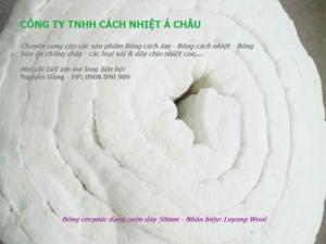 Bông ceramic dạng cuộn cách nhiệt, phòng cháy. giá rẻ