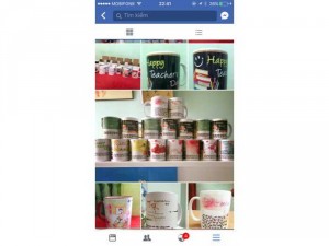 Quà tặng 20/11. Ly sứ in hình theo yêu cầu