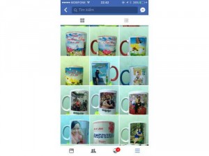 Quà tặng 20/11. Ly sứ in hình theo yêu cầu