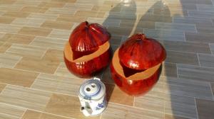 Bình giữ ấm trà bằng trái dừa