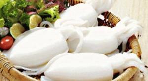 mực nang sơ chế làm sạch