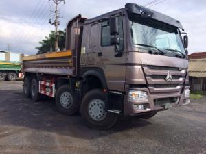Xe ben Howo thùng đúc 8X4 2017, hồ sơ có sẵn giao xe trong ngày !!!