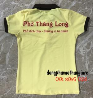 Báo giá may áo thun đồng phục nhà hàng tiệc cưới giá rẻ tại tphcm