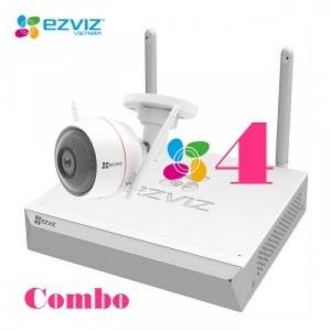 Trọn Bộ 04 Camera cao cấp Wifi Ezviz/Hikvision Full HD