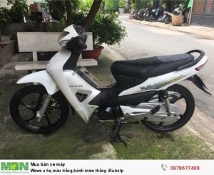 Wawe a hq màu trắng,bánh mâm thắng đĩa.bst