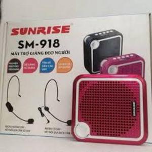 Máy trợ giảng không dây nhỏ gọn Sunrise SM 918 pin lâu, xài bền bỉ