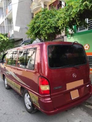 Hết đam mê cần bán xe Mercedes 9 chỗ, sx 2004. máy xăng, màu đỏ cực đẹp