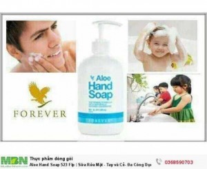 Aloe Hand Soap 523 Flp | Sữa Rửa Mặt - Tay và Cổ- Đa Công Dụng Từ Lô hội Aloe Vera