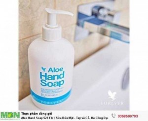 Aloe Hand Soap 523 Flp | Sữa Rửa Mặt - Tay và Cổ- Đa Công Dụng Từ Lô hội Aloe Vera