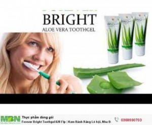 Forever Bright Toothgel 028 Flp | Kem Đánh Răng Lô hội, Nha Đam, Aloe Vera