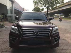 Bán Lexus LX570 màu đỏ mận , nội thất nâu, xe sản xuất và đăng ký 2014 một chủ đi từ đầu