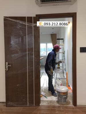 Cửa Gỗ MDF Melamine Cho Căn Hộ Hiện Đại