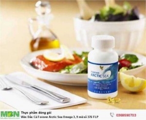 Viên Dầu Cá Forever Arctic Sea Omega 3, 9 mã số 376 FLP