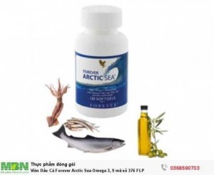 Viên Dầu Cá Forever Arctic Sea Omega 3, 9 mã số 376 FLP