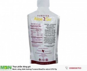 Nước uống dinh dưỡng Forever Aloe2Go mã số 270 Flp