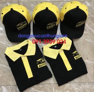 In áo thun cho gara xe, áo thun đồng phục cho nhân viên chăm sóc xe giá rẻ