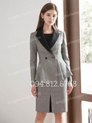 Mẫu đồng phục Lễ tân Nhà hàng - Khách sạn kế sang trọng cao cấp