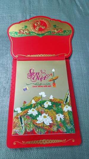 Lịch têt 2019 in thông tin quảng cáo doanh nghiệp