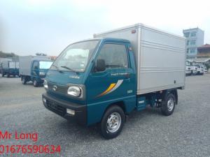 Kích thước lòng thùng kín towner800: 2.1x1.32x1.24 m