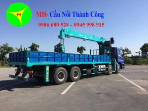 Xe Tải 4 chân Auman C300B gắn cẩu Hàn Quốc HKTC 12 Tấn