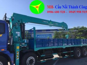 Xe Tải 4 chân Auman C300B gắn cẩu Hàn Quốc HKTC 12 Tấn