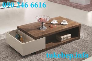 Bàn sofa kết hợp lạ mắt