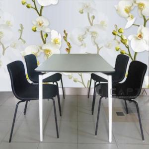 Bàn Cult 1m4 và ghế Lavoro nhập khẩu Italia