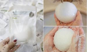 Bông Rửa Mặt Konjac Cleansing Puff The Face Shop