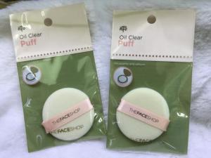 Mút đánh phấn khô The Face Shop Oil Clear Puff