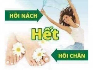 Sản phẩm dành cho những người hôi chân tay,chân tay tiết nhiều mồ hôi,hôi nách.