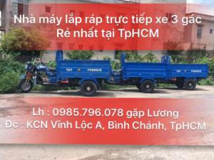 Bán xe lôi ba bánh Nam Định T&T FHUSHI DA chính hãng