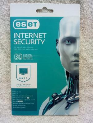 Phần mềm diệt virus bản quyền Eset Internet Security - 1 user - 12 tháng