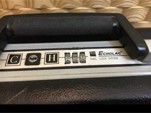 Ca táp Echolac Nhật Bản cỡ trung, khoá số mã 781, mọi thứ đều chắc chắn, nguyên bản, kt 43x31x11cm