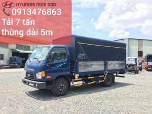 Hyundai 110s 7 tấn thùng mui bạt dài 5m