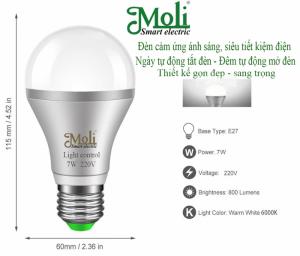 Đèn led cảm ứng ngày đêm LDN