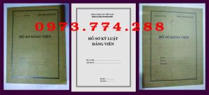Bán vỏ đựng hồ sơ đảng viên