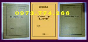 Bán vỏ đựng hồ sơ đảng viên