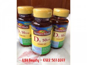 Vitamin D3 Nature Made 50 mcg 2000 IU