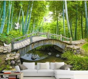 Tranh 3d tre trúc việt nam