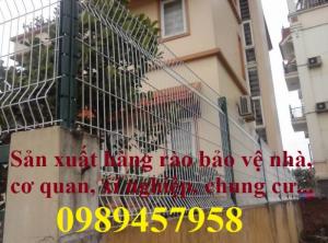 Gia công hàng rào lưới thép, hàng rào khu công nghiệp