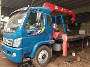 Xe cứu hộ 3 chức năng có gắn cẩu 5 tấn Thaco 950A