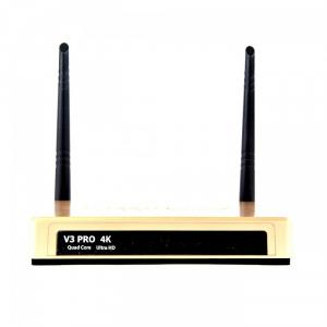 Android Tivi box Kiwi V3 Pro thiết kế 2 anten nên thu sóng Wifi cực mạnh