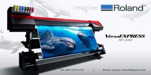 Máy in decal Roland VersaExpress RF640 sắc nét, một đầu phun, in chữ nhỏ sắc nét và màu sắc đẹp Roland - Nhật Bản