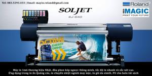 Máy in decal Roland SolJET EJ640 sắc nét, hai đầu phun, tốc độ in nhanh từ Roland - Nhật Bản