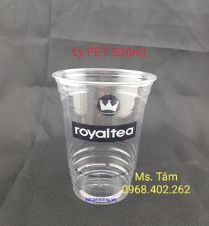 Ly nhựa PET 1 màu