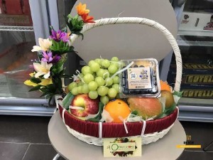 Giỏ trái cây và hoa giả - FSNK02