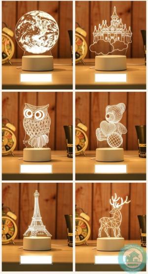 Đèn Led Ngủ 3D NX1265