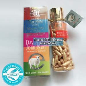 Nhau Thai Cừu Sữa Ong Chúa và Vitamin E Dành cho ban ngày SPF/15, 90 Viên Nang.