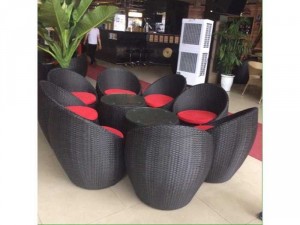 Bộ ghế trứng cafe trà My
