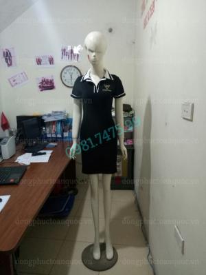 Xưởng may đồng phục váy liền thân công sở cao cấp, có giá rẻ nhất hiện nay